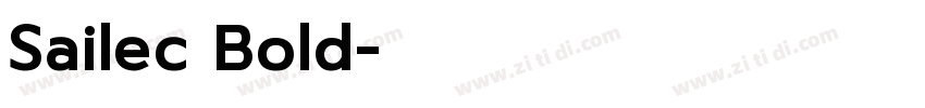 Sailec Bold字体转换